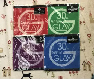 엔터테인먼트 복권 GLAY 30th Vol.2 자카드 타월 전 4종