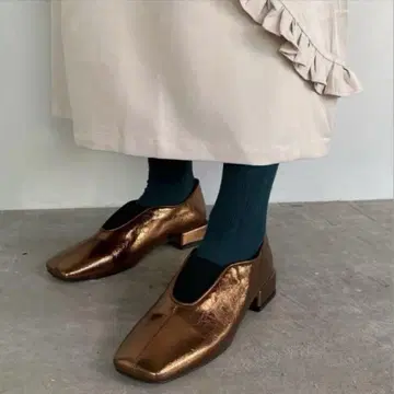 SENSeLF Se 메탈릭 플랫 슈즈 sans1 25cm