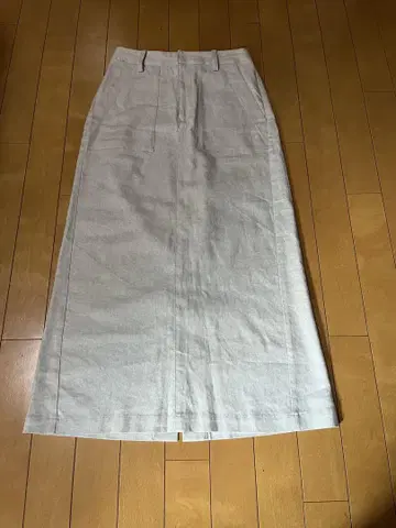 DAMAcollection 린넨 80% 롱 타이트 스커트 (일본제)