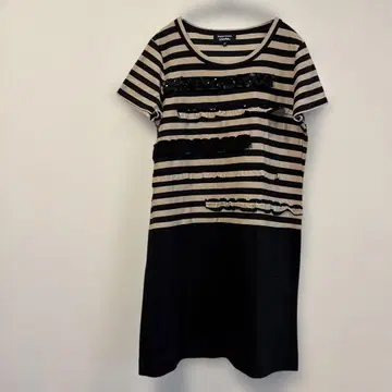 Sonia Rykiel 스트라이프 반팔 원피스 40