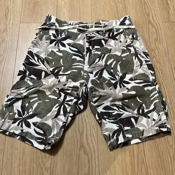 GREEN LABEL RELAXING 보타니컬 숏 팬츠 S
