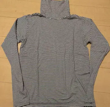 마인 데님 보더 터틀넥 L/S 풀오버