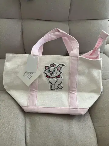 리틀 써니 바이트 디즈니 콜라보 마리 토트백 핑크 레어 새상품
