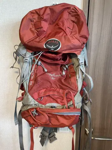 Osprey Kestrel 38L 레드 백팩