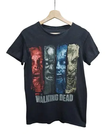 THE WALKING DEAD 공식 티셔츠 좀비 프린트