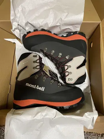mont-bell 프로텍션 로거 부츠 블랙/오렌지 임업용 27.0cm