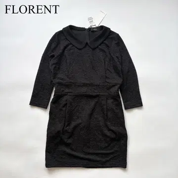 [택 포함] FLORENT 원피스 카라 부착 블랙 드레스 예쁜 고급스러운