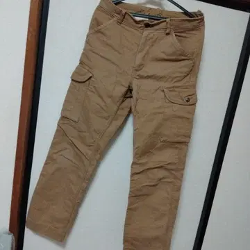 베이지 카고 팬츠 4 포켓