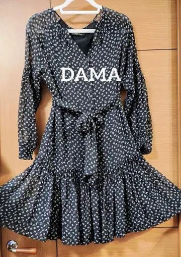 새상품 DAMA 다마 컬렉션 티어드 프릴 원피스 튜닉 9