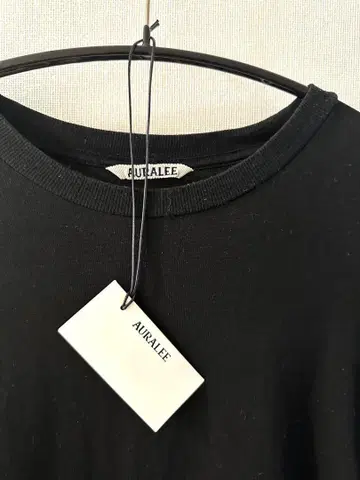 Auralee 라스터 플레이트 롱 슬리브 T 4