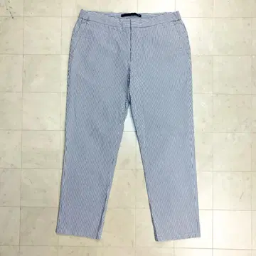 INCOTEX 시어서커 슬림 핏 치노 스트라이프 KW-285