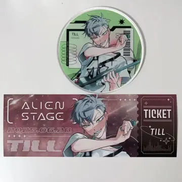 ALIEN STAGE 에이리언 스테이지 틸 코스터 티켓 카드