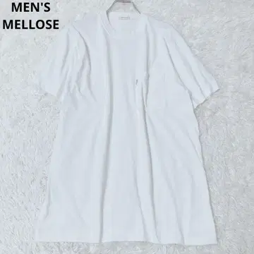 맨즈 멜로즈 반팔 티셔츠 티셔츠 상의 심플 무지 가슴 포켓