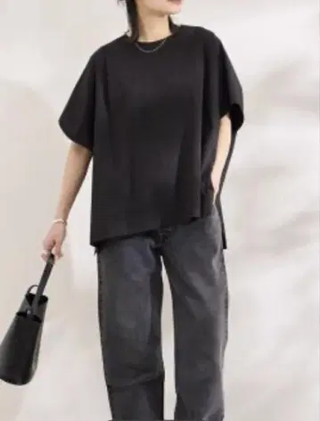 워셔블 코튼 린넨 VIS 블라우스