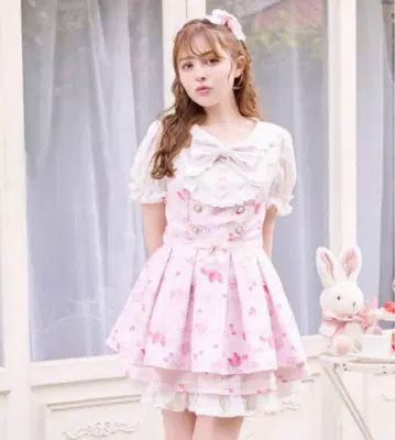 LIZLISA 크림 베리 패턴 세트업