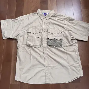 THE NORTH FACE 퍼플 라벨 워크 셔츠 베이지