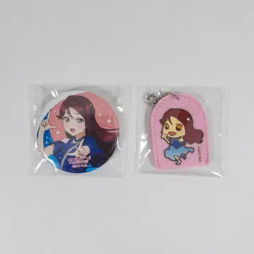 사쿠라나이 리코 캔 배치 펠트 퍼펫 키링 Aqours 영구 스테이지