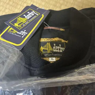 새상품 블랙 골드 L 더비 오브 샌프란시스코 더비 자켓 기무라 타쿠야