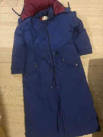 L.L.Bean 후드 부착 롱 다운 자켓 (S 사이즈)