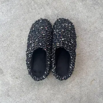 SUBU 스부 트위드 샌들 겨울 샌들 유니섹스 24-25.5cm
