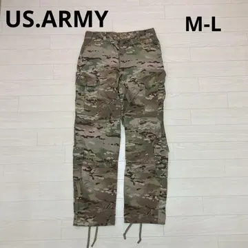 미군 실물 US.ARMY 멀티캠 밀리터리 필드 팬츠 M-L