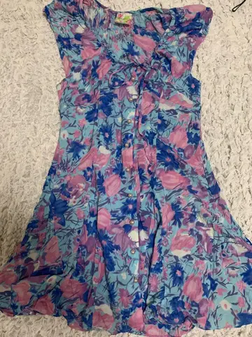 FREE PEOPLE 꽃무늬 미니 원피스