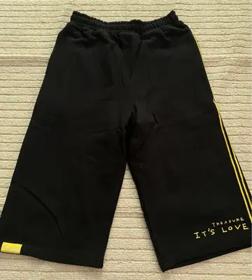 TREASURE YELLOW 하프 팬츠