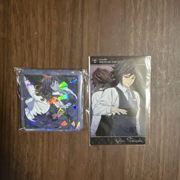 귀멸의 칼날 모크텔 복권 글리터 캔뱃지 & 컬렉션 카드 토미오카 기유