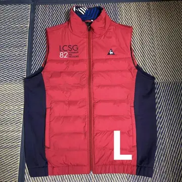 르꼬끄 다운 베스트 L 빨간색