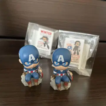캡틴 아메리카 가챠 & 스탠드 클립