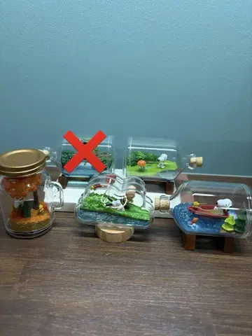 스누피 SNOOPY 테라리움 5종 세트