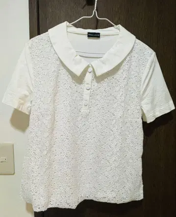 레나랑게 반팔 레이스 셔츠