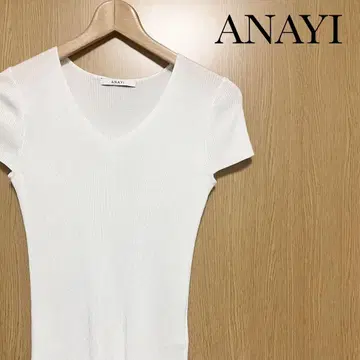 새상품급 아나이 리브 니트 썸머 니트 36 S