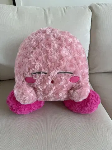 커비 핑크색 캐릭터 봉제 인형