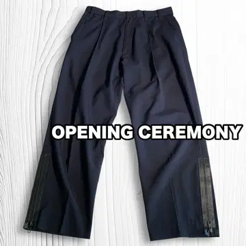 OPENING CEREMONY 네이비 슬랙스 테이퍼드 팬츠 M