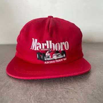 Marlboro 말보로 모자 캡 로고 자수 90s 빨간색 15309