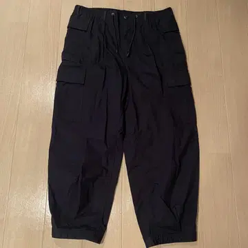 BEAMS / 벌룬 이지 밀리터리 팬츠 블랙 XL
