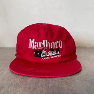 Marlboro 말보로 모자 캡 로고 자수 90s 빨간색 15311