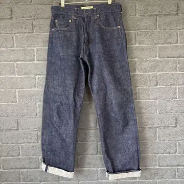 FOB FACTORY 일본제 다크 네이비 와이드 데님