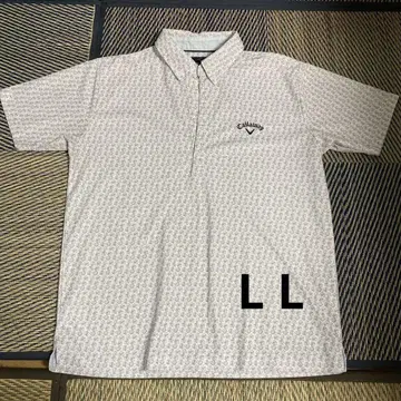 캘러웨이 꽃무늬 피케 셔츠 LL 사이즈