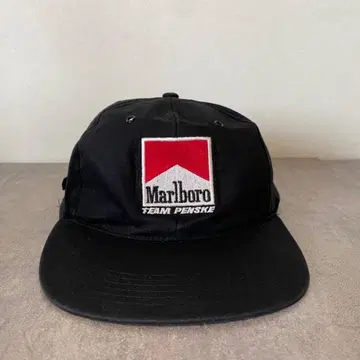 Marlboro 말보로 모자 캡 로고 자수 90s 블랙 15313