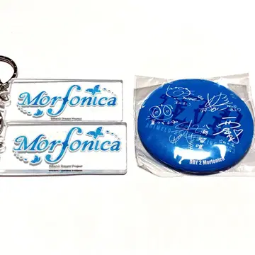 뱅드림 다이소 로고 키링 애니사마 캔뱃지 Morfonica