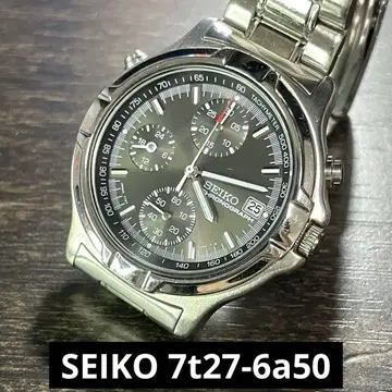 하자 있음 세이코 7t27-6a50 크로노그래프 쿼츠 SEIKO