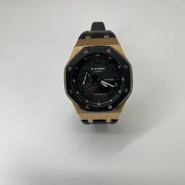G-SHOCK 커스텀 블랙/핑크 골드