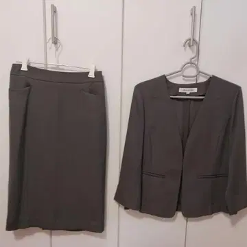 내추럴 뷰티 베이직 여성용 비즈니스 수트 그레이