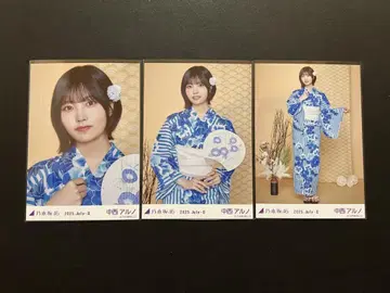 노기자카46 나카니시 아루노 유카타 브로마이드 3종 컴프