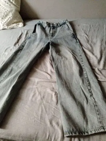 미사용 wym CURVED FLARE DENIM SLACKS M