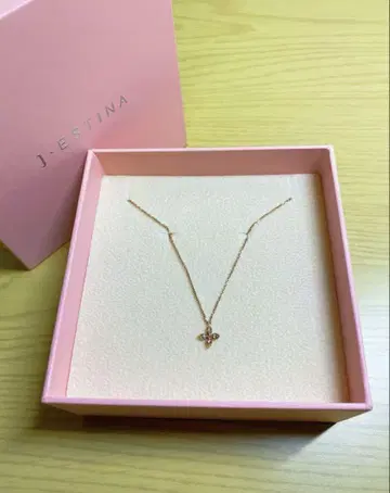 J.ESTINA 골드 크로스 목걸이