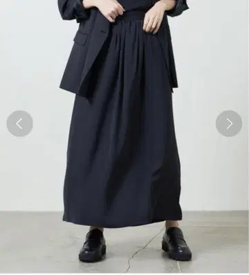 MARW UNITED ARROWS 개더 스커트 블랙 36