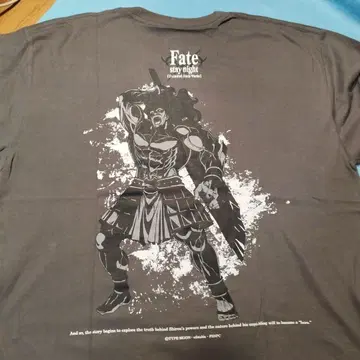 Fate/stay night 버서커 티셔츠 XL 색상 Charcoal